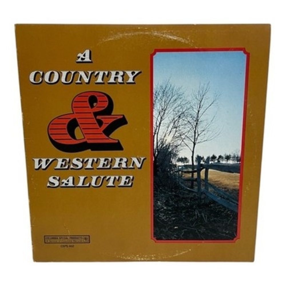 Various A Country & Western Salute Vinyl LP Compilation Stereo Canada NM
